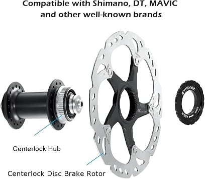 Thinvik Bike Centerlock Rotor Lockring 9/12/15 mm