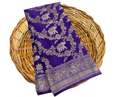 Image of Women's Maheshvari Original Pure Kanchi Pattu Kanjivaram Kanchipuram Art Dola Silk Saree Soft Banarasi Style Sari With Blouse Piece For Wedding