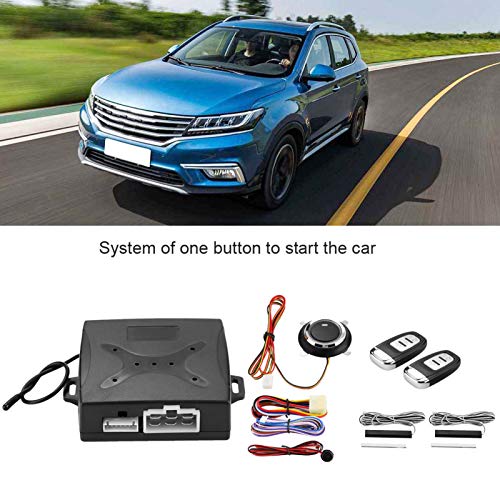 Image of Start Stop Keyless,Car Alarm Security System,Universal Car Alarm System Engine Ignition Keyless Entry Push Button Remote Starter Keyless Entry System Standard Remote Starter