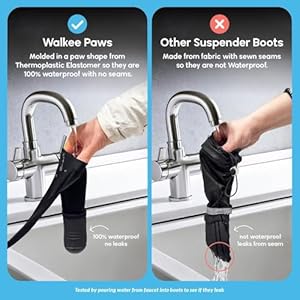 Walkeepawsnewdeluxeeasyondogsuspenderbootleggingspluscheststrapwaterproofbootiesforsmalldogsandmediumsizeddogsprotectpawsfromrainsnowandsnowmeltxsshortblack Urban Country Home Decor Walkee paws new deluxe easy on dog suspender boot leggings plus chest strap waterproof booties for small dogs and medium sized dogs protect paws from rain snow and snow melt xs short black urban country home decor