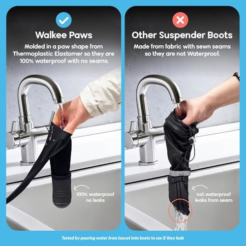 Walkeepawsnewdeluxeeasyondogsuspenderbootleggingspluscheststrapwaterproofbootiesforsmalldogsandmediumsizeddogsprotectpawsfromrainsnowandsnowmeltxsshortblack Urban Country Home Decor Walkee paws new deluxe easy on dog suspender boot leggings plus chest strap waterproof booties for small dogs and medium sized dogs protect paws from rain snow and snow melt xs short black urban country home decor