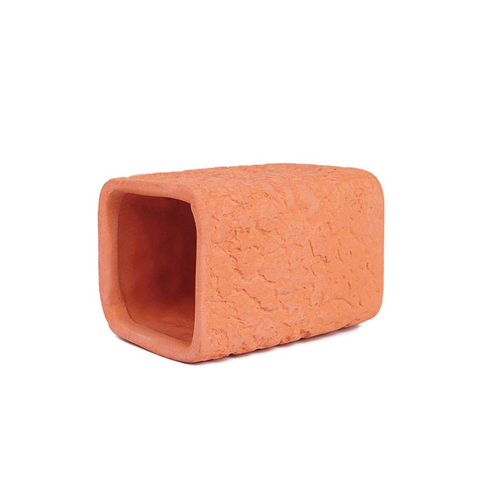 Sobotoo Hamster Tube Toy Ceramic Sleeping Tunnel Cool Hideout Hut Sleeping Nest Cooling Bed for Dwarf Hamster Guinea Pig Chinchillas Gerbils Rats