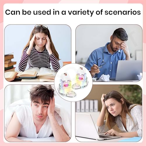 Image of 2 Pcs Cute Couple Keyboard Fidget Clicker Keychain Decompression Toy Button Stress Relief Gift for Adult to Pass the Time (Cute Couple)