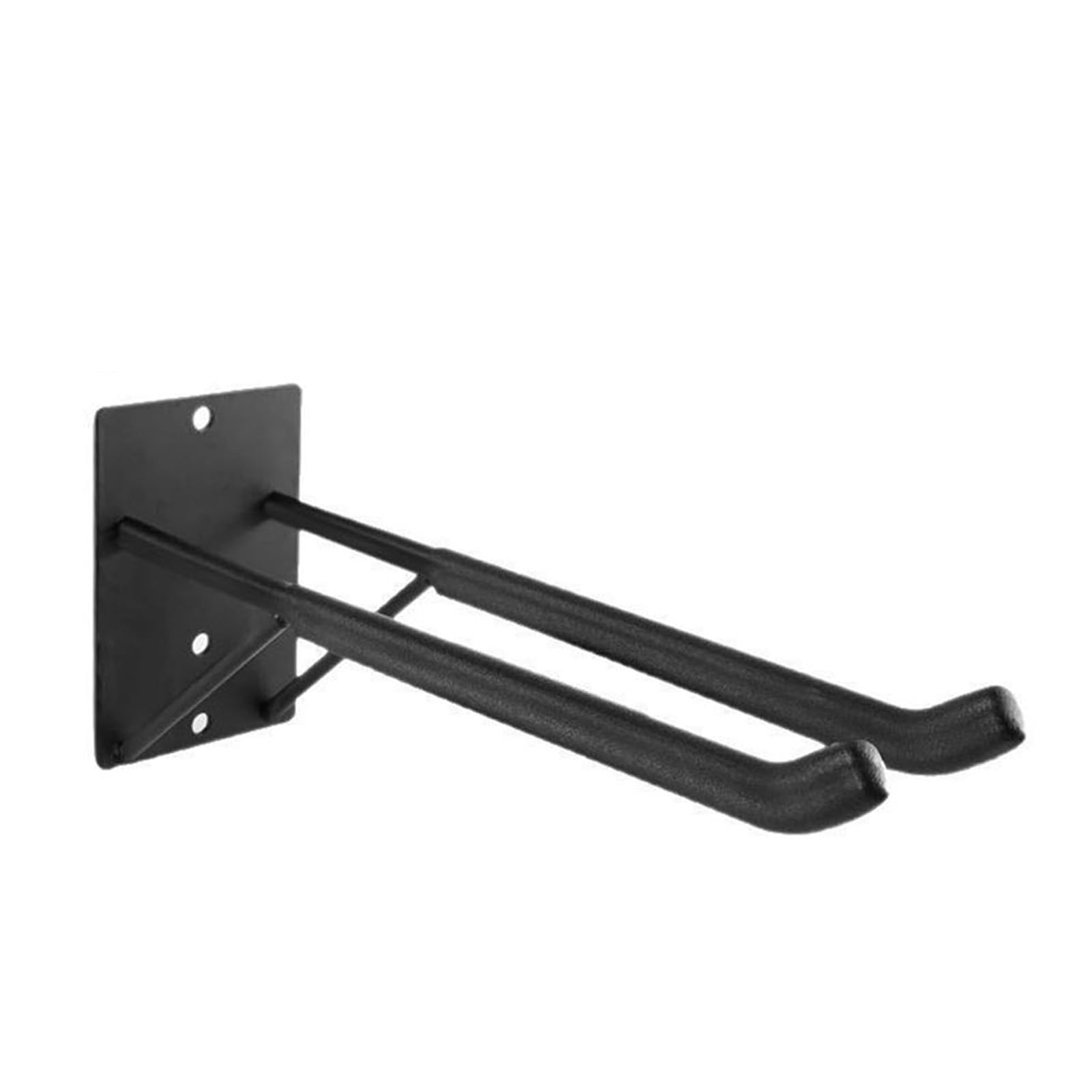RIZGHWOY Ganci da Garage Resistenti,Supporti con Base Larga for | Metallo Antiruggine, estremità Piatta Salda, Supporto da Parete per Attrezzi