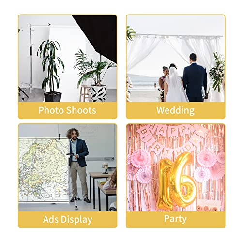 Pro Stainless Steel Telescopic Backdrop Crossbar Max Length 10 Ft/3M Adjustable Background Support Cross Arm, Backdrop Pole For C Stand #TOP6
