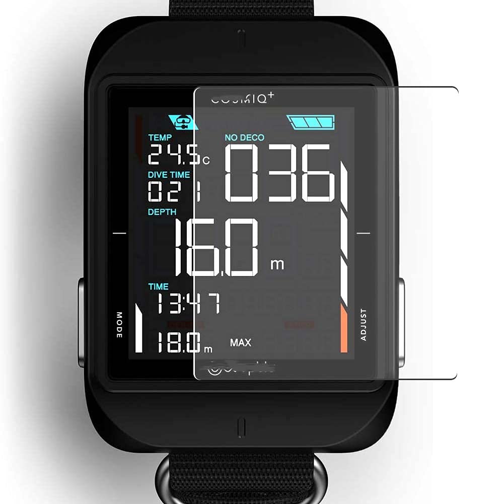 3 Screen Protector Film, compatible with Deepblu Cosmiq Plus Watch Computer TPU Guard （ Not Tempered Glass Protectors ） new version