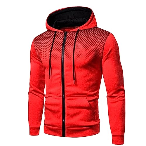 Sudadera con capucha color block para hombre XL miniatura 1