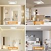 Amazon.com: TOYOUSEA Bathroom Exhaust Fan with Light 12x12 IN Panel, Mounting Opening 10x10 IN ...