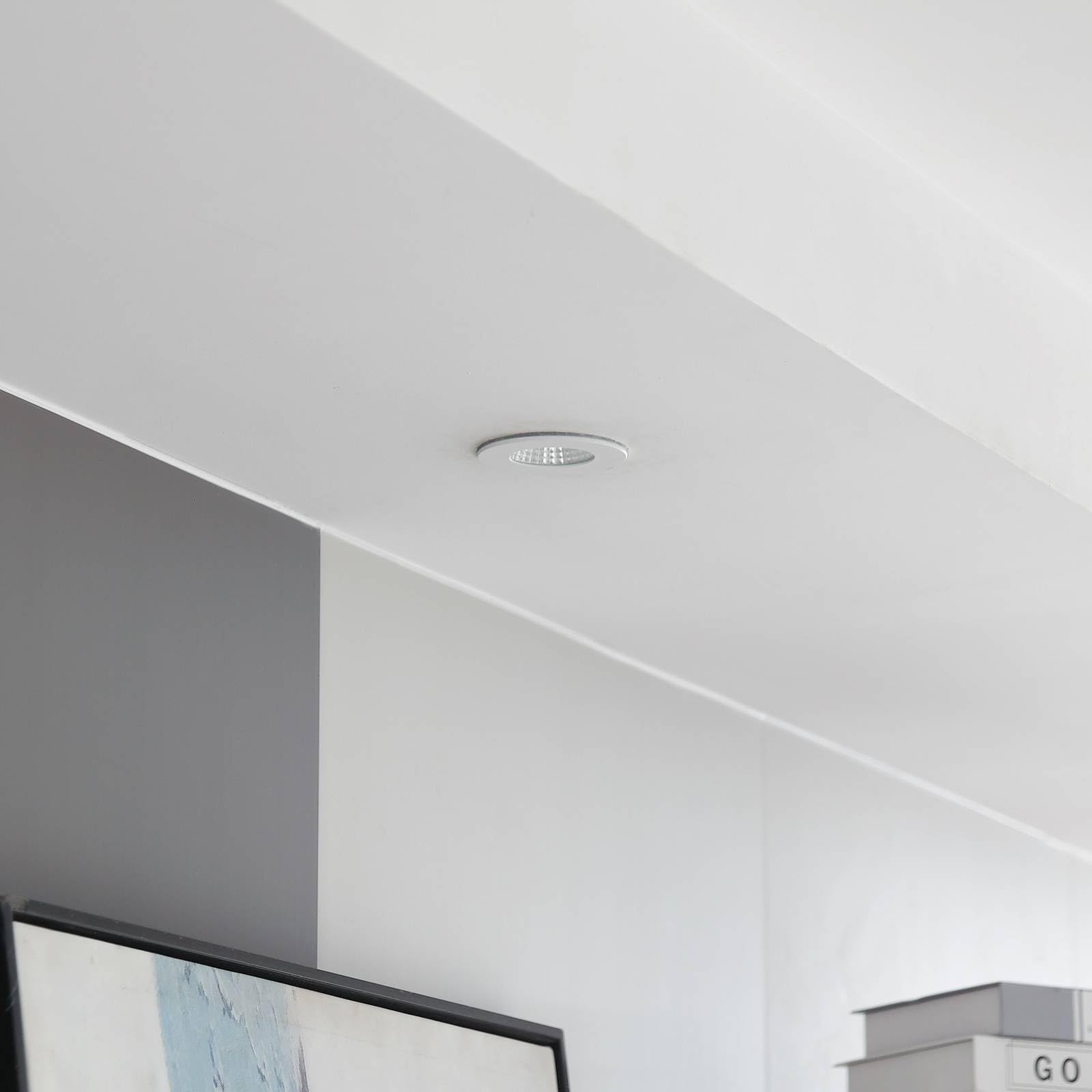 Arcchio LED Spot encastrable Lirin à intensité variable (Moderne) en Blanc Aluminium e. a. pour Salon & Salle manger (1 lampe,à), HT lampe