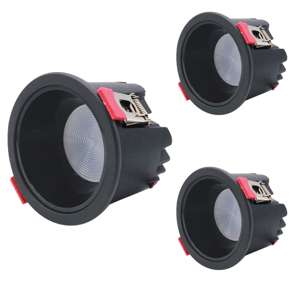 Panneau rond en aluminium LED anti-éblouissement avec trois nuances de lumière du jour
