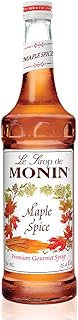 Monin - Maple Spice Syrup, Hints of Gingerbread and Cinnamon, Natural Flavors, Great for Cocktails, Lattes, Mochas, and Iced Coffees, Non-GMO, Gluten-Free (750 ml)