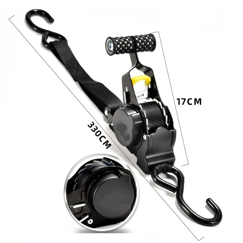 Spanngurte Einziehbare Ratschengurte Automatisches Schrumpfbündelband for Motorräder for Laden von Gepäckgurtratschen(B)