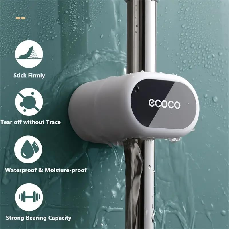 FYCAN Mop and Broom Holder Perforated Free Wall-Mounted Mop Holder Household Storage Rack Kitchen Bathroom, Broom and Dustpan Hanger for for Home Garden Garage and Storage-1-Multi 4