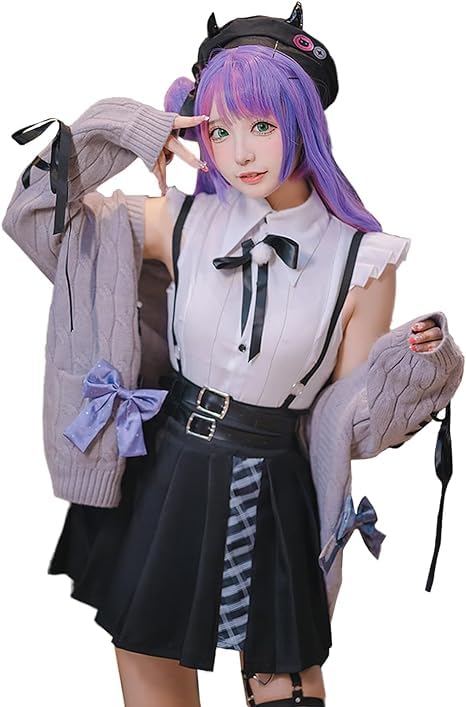 Amazon.co.jp: 【Sanjucos】 ホロライブ 常闇トワ コスプレ 地雷系 