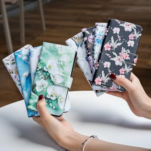 Étui portefeuille Google Pixel 9 Pro XL en cuir antichoc contre les rayures - 7