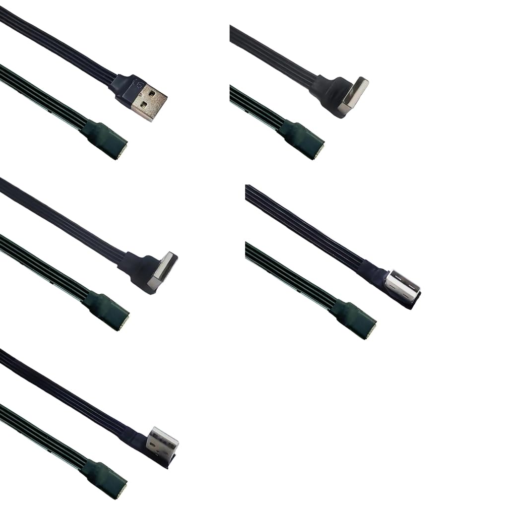 Trwałość płaski kabel USB męski na typ C żeński przedłużacz USB C do codziennego użytku