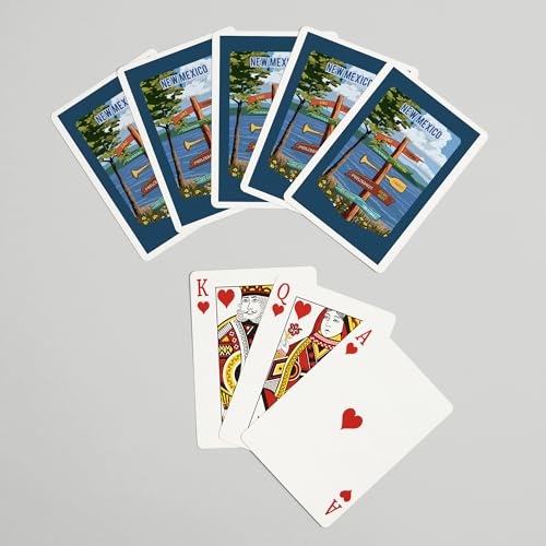 Baraja de poker New Mexico con 52 cartas para adultos miniatura 7