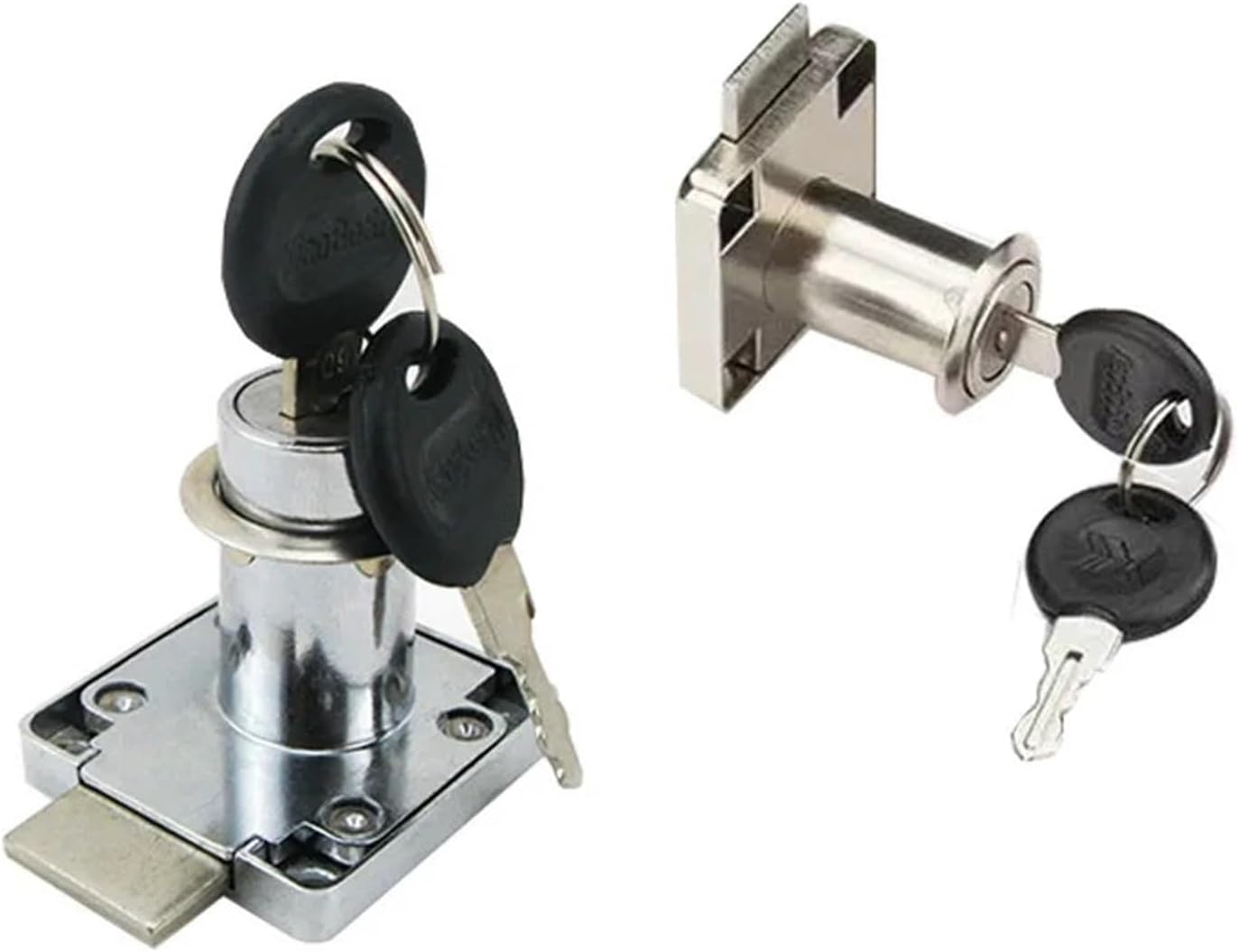 Zinc Alloy Drawer Lock with 2 Keys Kit Cam Locks Core 136/138 21mm/32mm for Desk Cupboard Mailbox Office Single 1Pcs