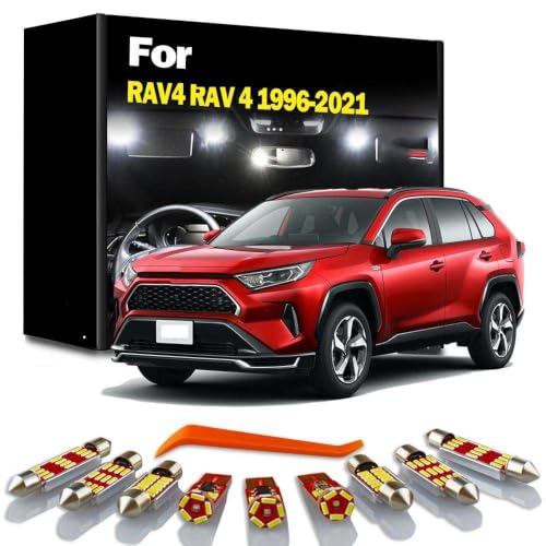 TYUVDSSA Car LED Interior Map Light Kit, for RAV4 RAV 4 1996-2013 2014 2015 2016 2017 2018 2019 2020 2021