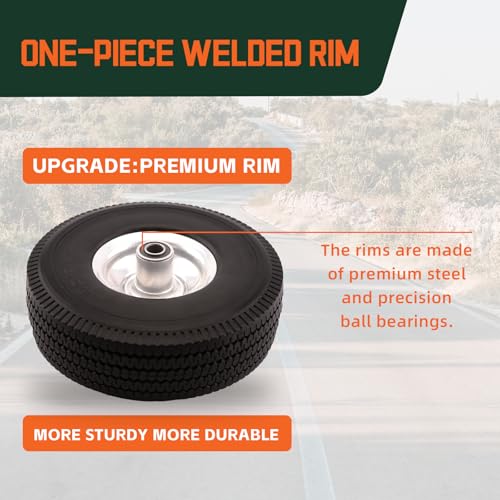 RRQ 4.10/3.50-4 Solid Airless Tires