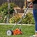 American Lawn Mower Company 1204-14 14-Inch 4-Blade Push Reel Lawn Mower, Red