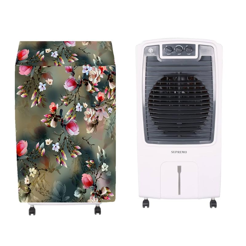 Image of Cooler Cover Compatible for Novamax Supremo 80-Litres Desert Air Cooler Waterproof, Dustproof, Size (LXBXH) 62 X 47 X 120 Cm, Green.