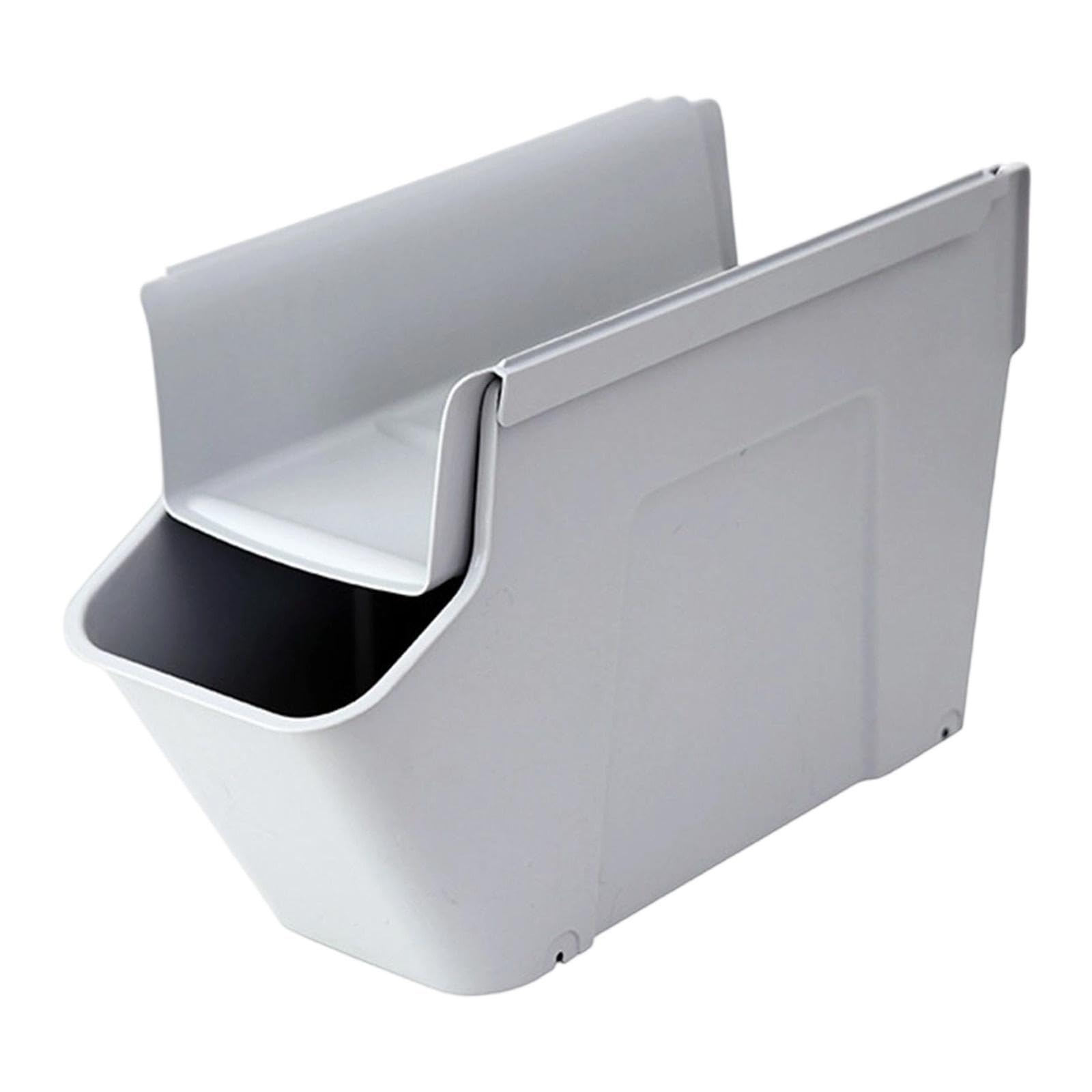 Carrito con Ruedas para Debajo del Escritorio, Caja de Almacenamiento de Bolsos, estación de Trabajo Multiusos, Organizador de Bolsos para baño, Gris