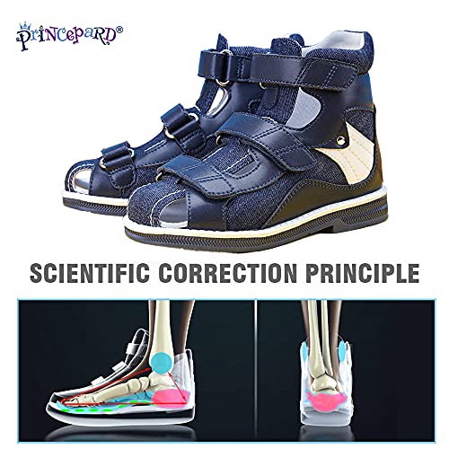 princepard Orthopedic Sandals for Kids High Back Ankle Support 2021 New Summer Corrective Shoes Flat Foot X-legs Care4