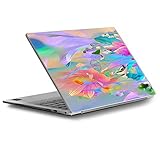Skin Decal for Dell XPS 13 9370 9360 9350 Laptop Vinyl Wrap Cover/Watercolors Vibrant Floral Paint