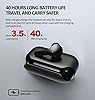 PocBuds Wireless Earbuds, Bluetooth 5.3 Headphones with ENC Mic, 2023 Earpods 40H Deep Base Wireless Earphones IP5 Waterproof, LED Display USB-C Charging Case Ear buds #3