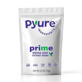 Pyure Prime Stevia Extract Powder, Stevia Blend, Non-GMO, Bulk Ingredient, 1 Kg
