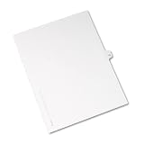 Avery Legal Exhibit Tab Dividers, Tab Title: 13, White, Letter, 25/Pack (11923) – view 2