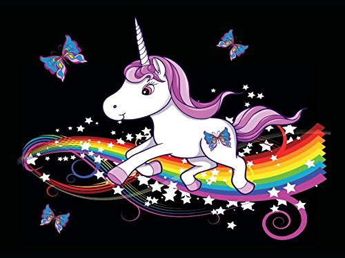 Small Tobacco Tin - 1602S Unicorn Pony - 8.5cm x 6.5cm x 2.25cm | Holds approx. 14g (1/2 ounce)