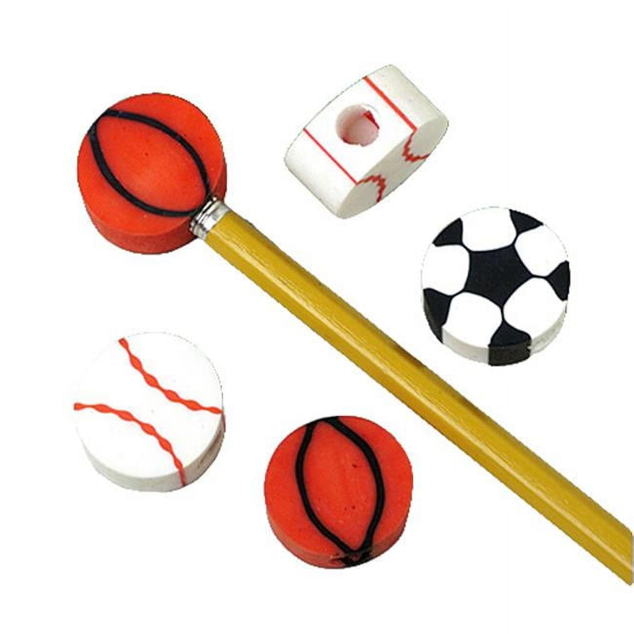 7 mini eraser football helmets pencil toppers Amazon.com: U.S. Toy 1169 Sports Eraser Pencil Tops : Toys & Games