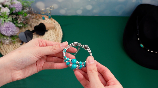 Amazon.com: Geiserailie 7 Pieces Western Jewelry Set Cowboy  display picture 2