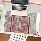 ⌨ Surface ultra - lisse: le tapis de souris floral est fabriqué à partir d'un matériau en polyester micro - tissé de haute qualité avec une surface ultra - lisse et délicate, permettant à votre souris de glisser sans effort sur sa surface tout en conservant un contrôle extrêmement précis, imperméable à l'eau et aux rayures, évitant les déversements de liquides et autres dommages.