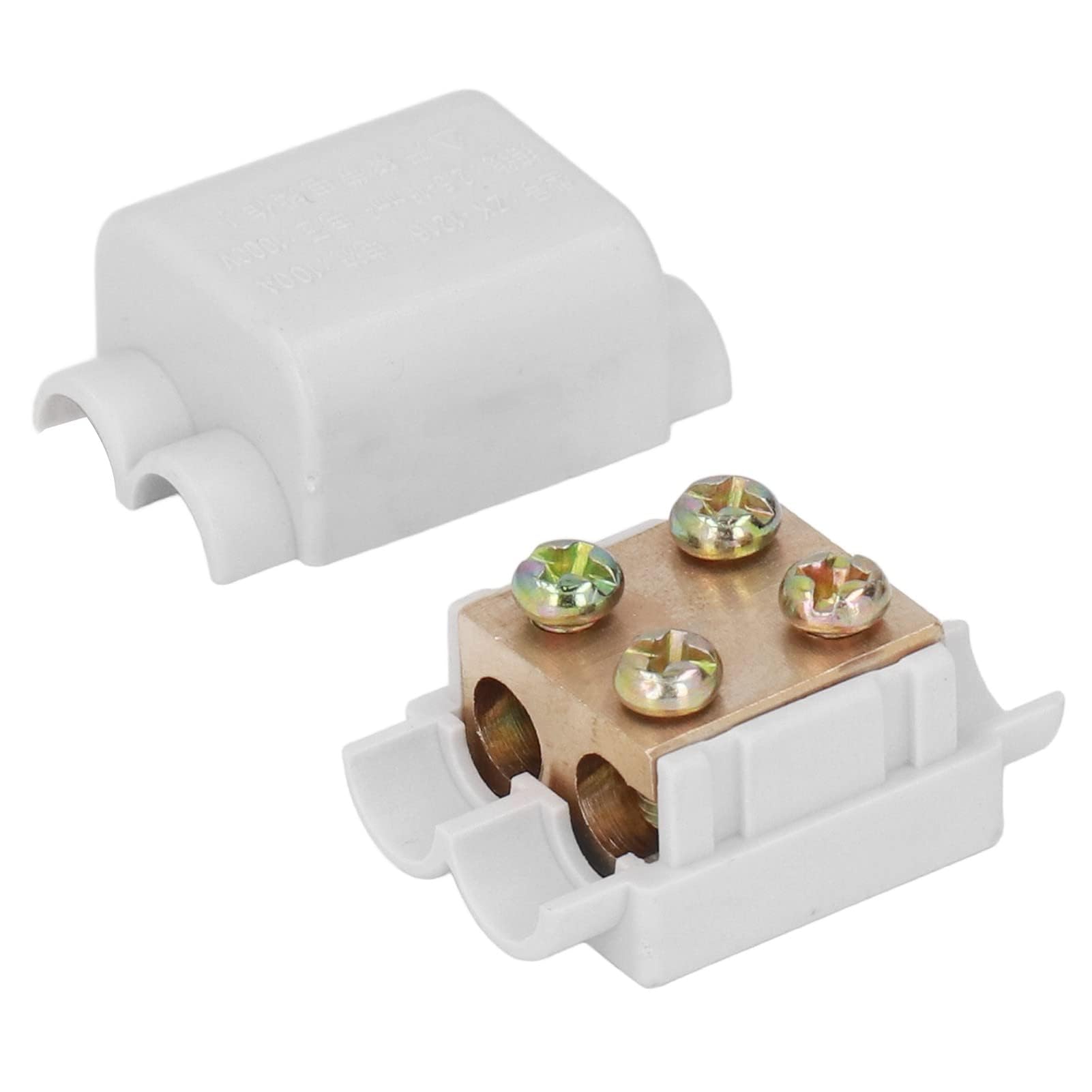 6PCS Bornier Electrique 16mm² Connecteur Séparateur de Fil 1000V 100A Haute Puissance M3 Filetage Conception Fendue Connecteurs Rapides pour Connexion de Fil électrique 2.5‑16mm²