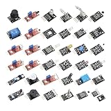 hiBCTR 37 - Sensor Assortment Kit: A Sensor Starter Kit for Arduino and Raspberry Pi. Ideal for 37 - in - 1 Robot Projects and a Great Starting Point for Both Arduino and Raspberry Pi Enthusiasts.