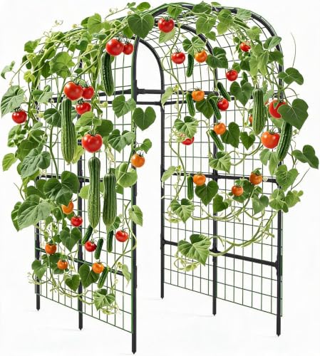 Garden Arch Trellis for Raised Beds, 7.3 FT...