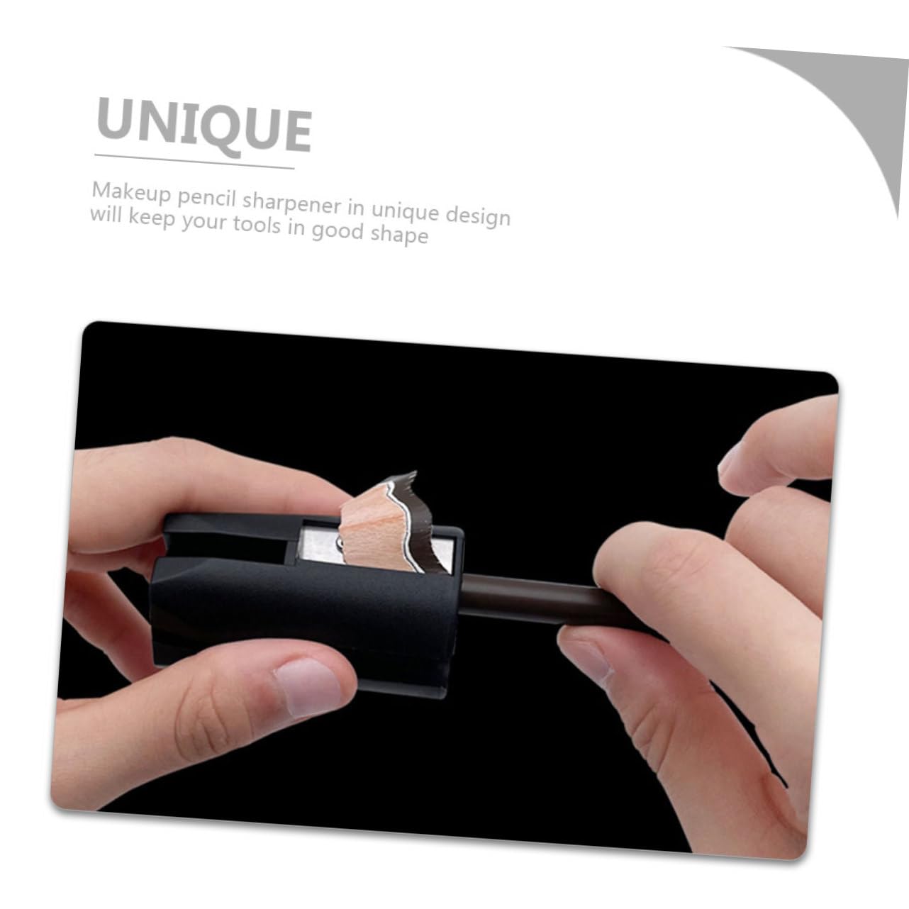 2pezzi Temperamatite Per Matite Cosmetiche Strumento Per Affilare Matite Per Sopracciglia Accessorio Di Makeup Leggero e Durevole Per Viaggi e Uso Quotidiano