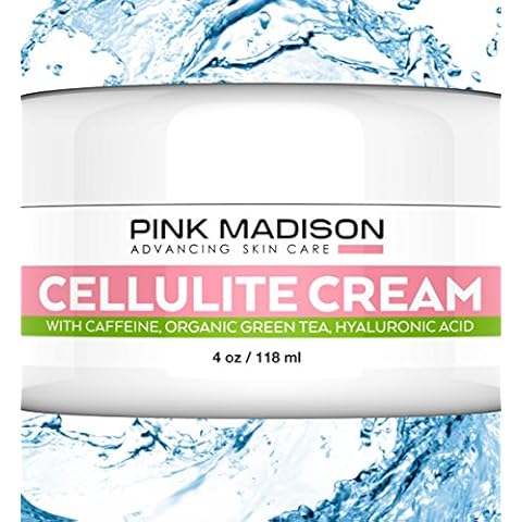 Skin Tightening Cellulite Remover Cream with Caffeine Organic Green Tea & Hyaluronic Acid. Best Cellulite Treatment for Skin Firming and Tightening. Natural Firming Lotion for Legs, Arms, Stomach. Cover