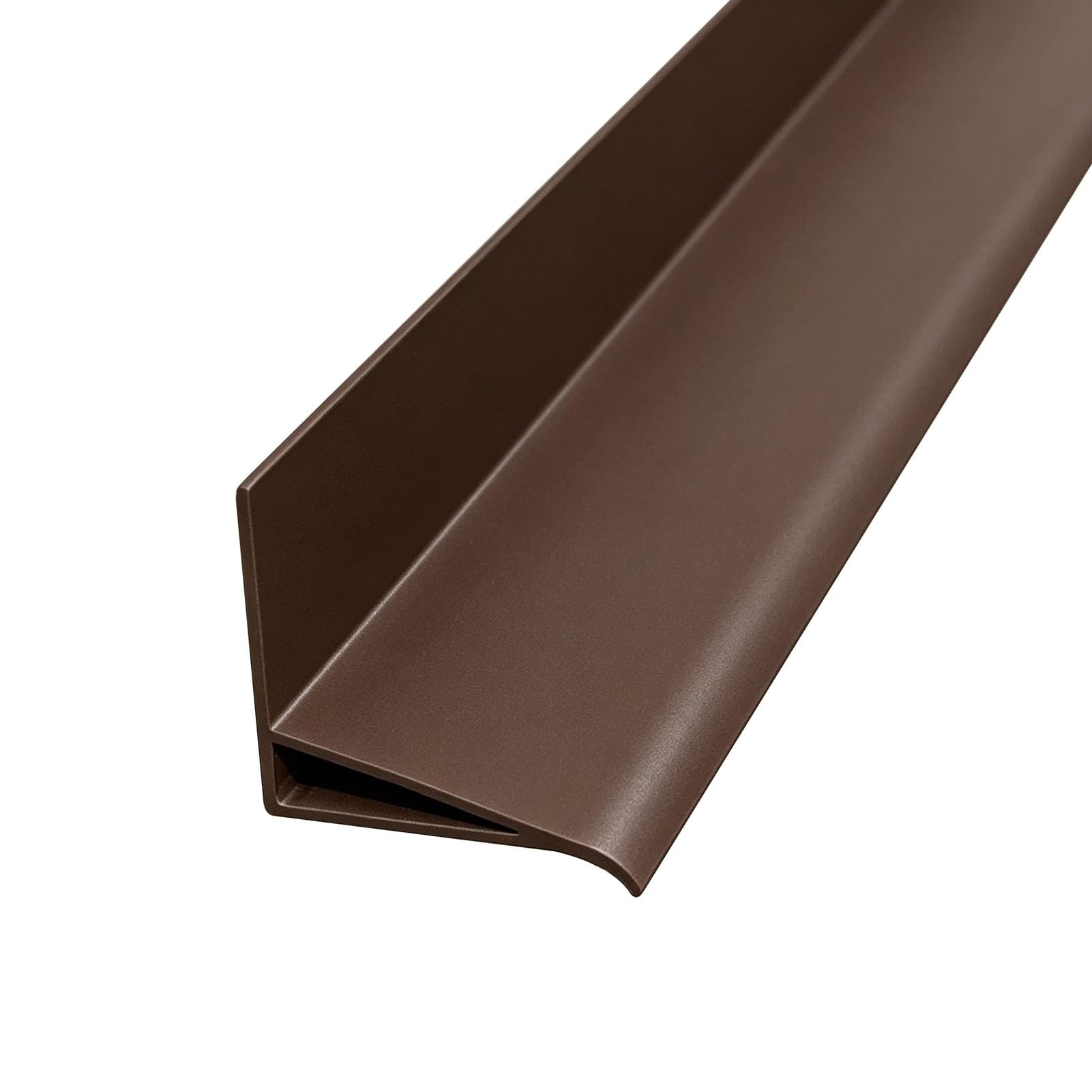 Vierteaguas Muro Desviador de Lluvia Vertical de Aleación | Deflector Impermeable para Ventanas Residenciales, Diseñado para Evitar el Retorno de Agua de Lluvia(Brown,10m(32.8ft))