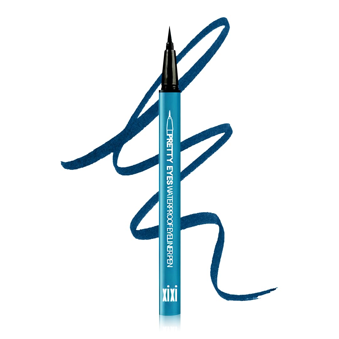 Multibrite Winged Eyeliner Pen, Waterproof Long Lasting Liquid Eyeliner Pen, Smudge-proof Quick Dry Eyeliner Vegan & Cruelty-free (Starry sky blue 106#)-image-24