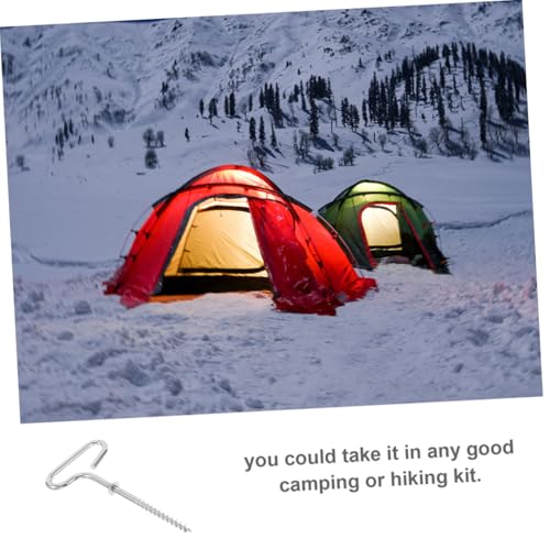 Piquetas de camping para evitar que el viento levante toldos y tiendas de campaña 4
