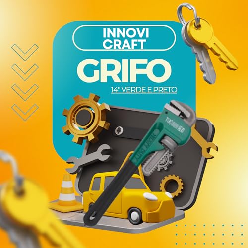 Chave de grifo 14 polegadas verde - INNOVI CRAFT