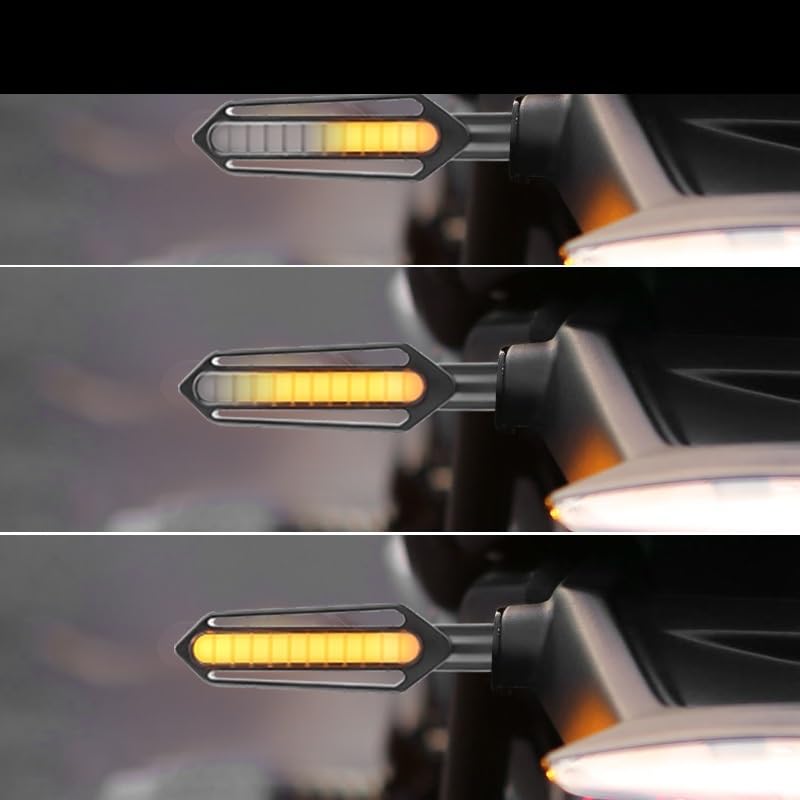 Indicateurs directionnels de moto à LED feux frein arrière et DRL