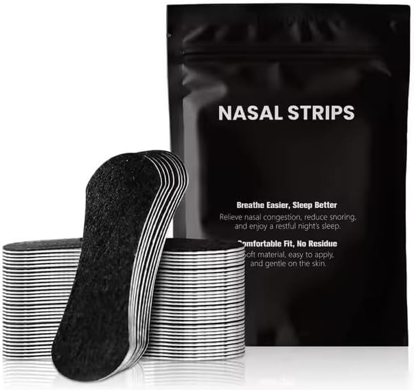 Nasal Strips for Snoring Extra Strength Nose Strips for Breathing Day and Night Use 60ct