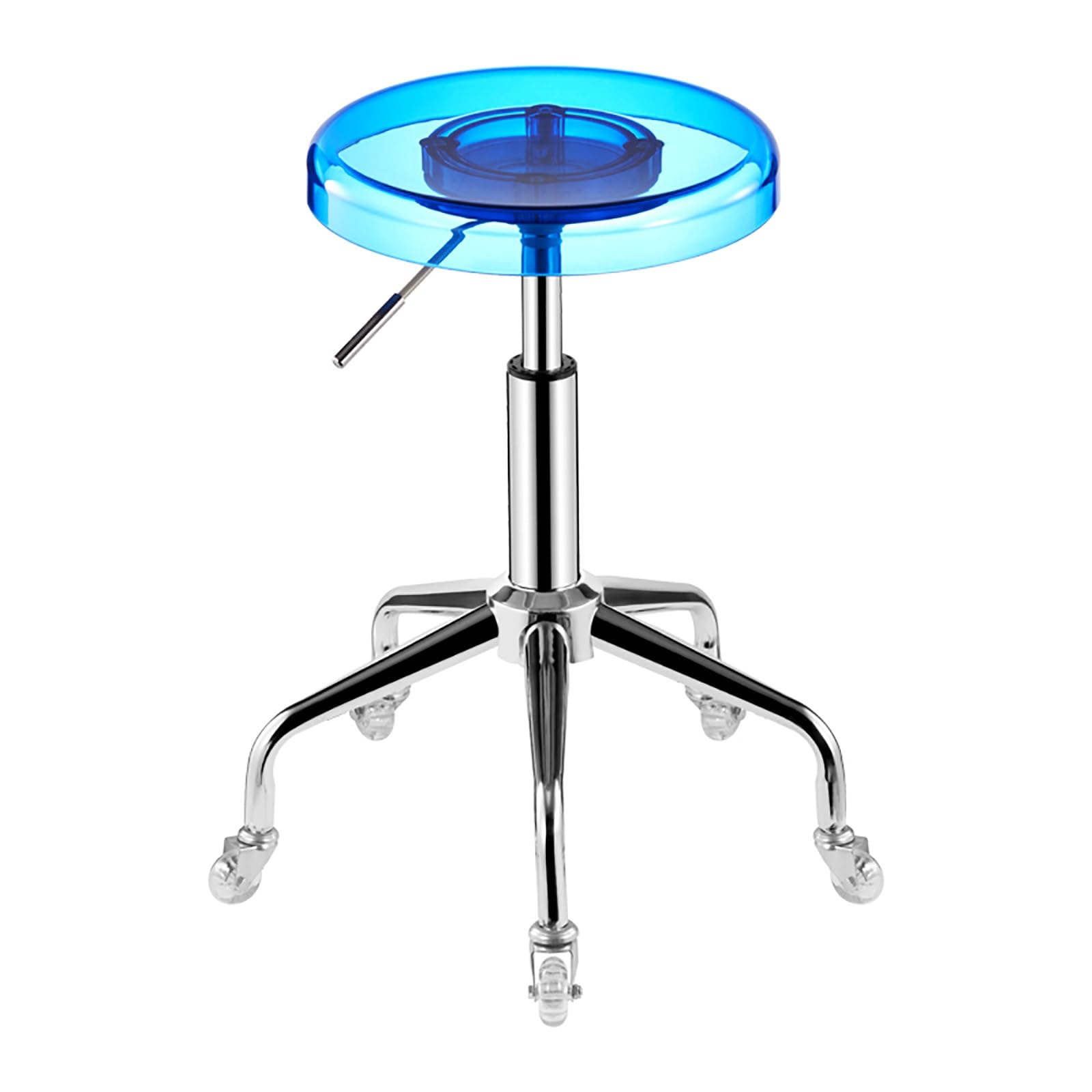 Taburete hidráulico ajustable con asiento giratorio para tiendas, laboratorios, tatuajes y bancos de trabajo médicos