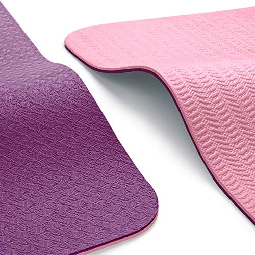 Foto von rutschfeste Yogamatte, Fitness-Matte FüR AnfäNger Und Frauen, TPE-Reifentextur Ist Klarer, Geeignet FüR Pilates, Stretching, Fitness Und Meditation,#3