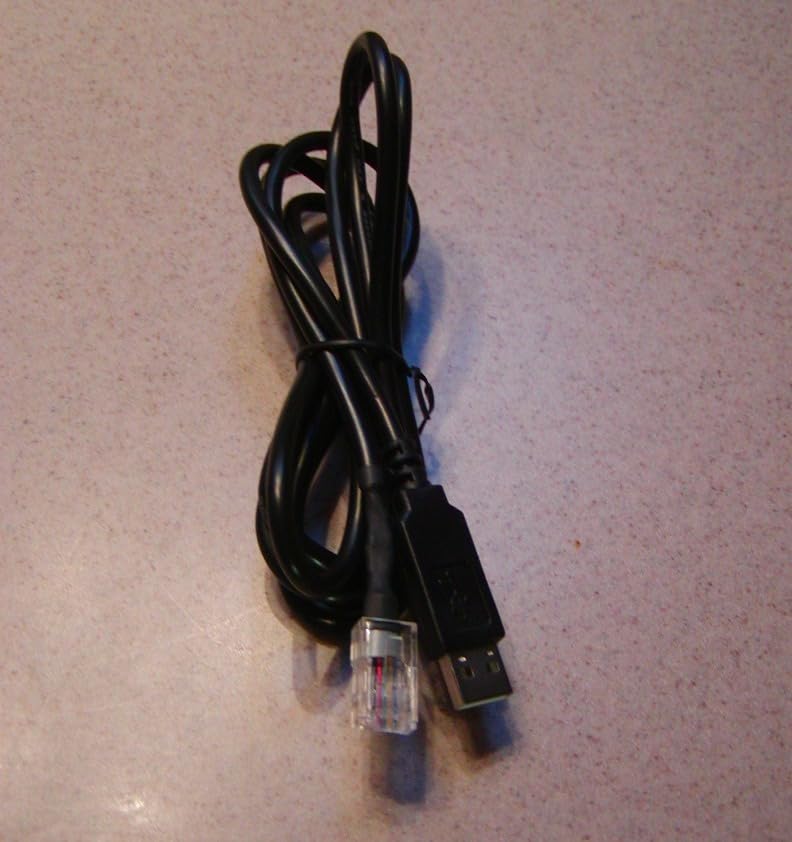 USB to RJ45 Interface Cable, 5.9 ft, EQ Mount Computer Control Cable for SynScan, 8-Pin Connector